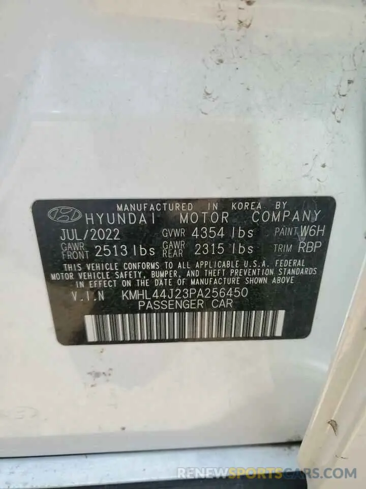 12 Photograph of a damaged car KMHL44J23PA256450 HYUNDAI SONATA 2023