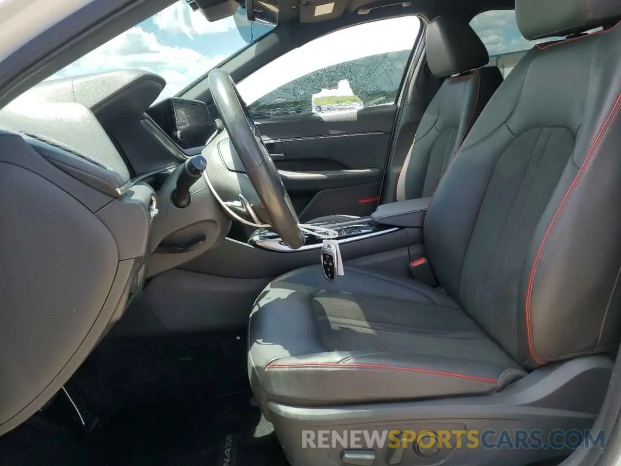 7 Photograph of a damaged car KMHL44J23PA256450 HYUNDAI SONATA 2023