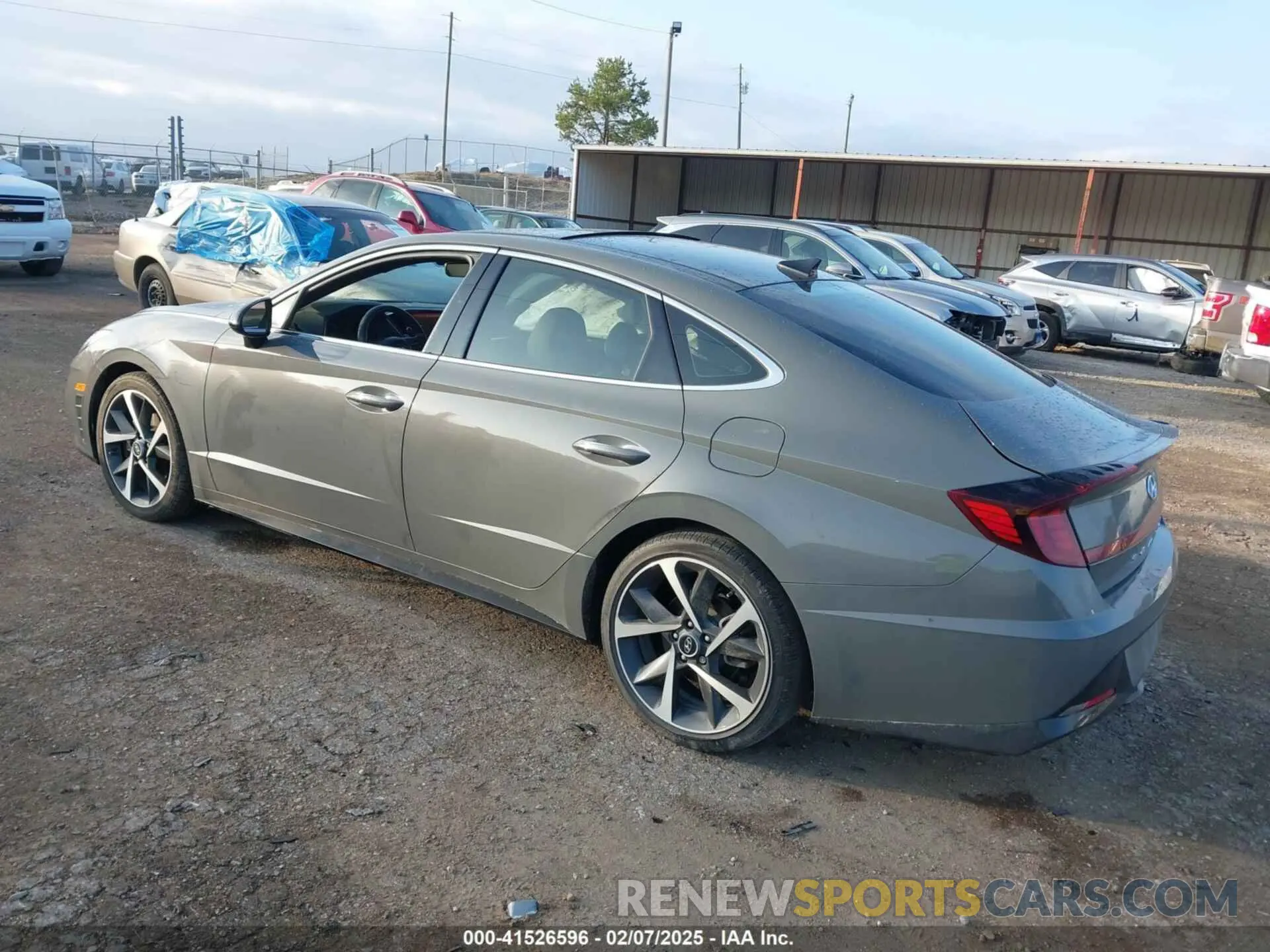 3 Photograph of a damaged car KMHL44J25PA276957 HYUNDAI SONATA 2023