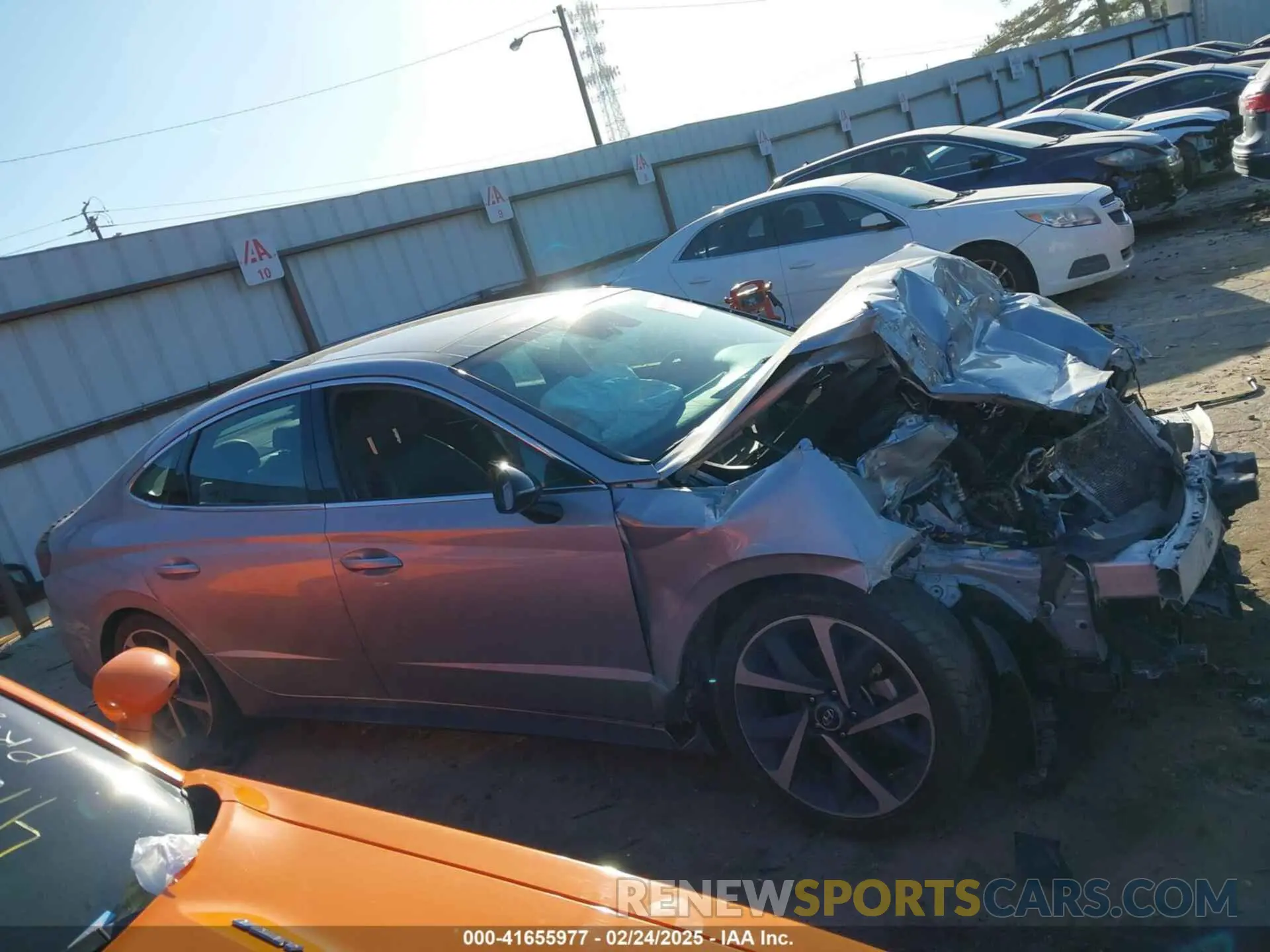 13 Photograph of a damaged car KMHL44J25PA297629 HYUNDAI SONATA 2023