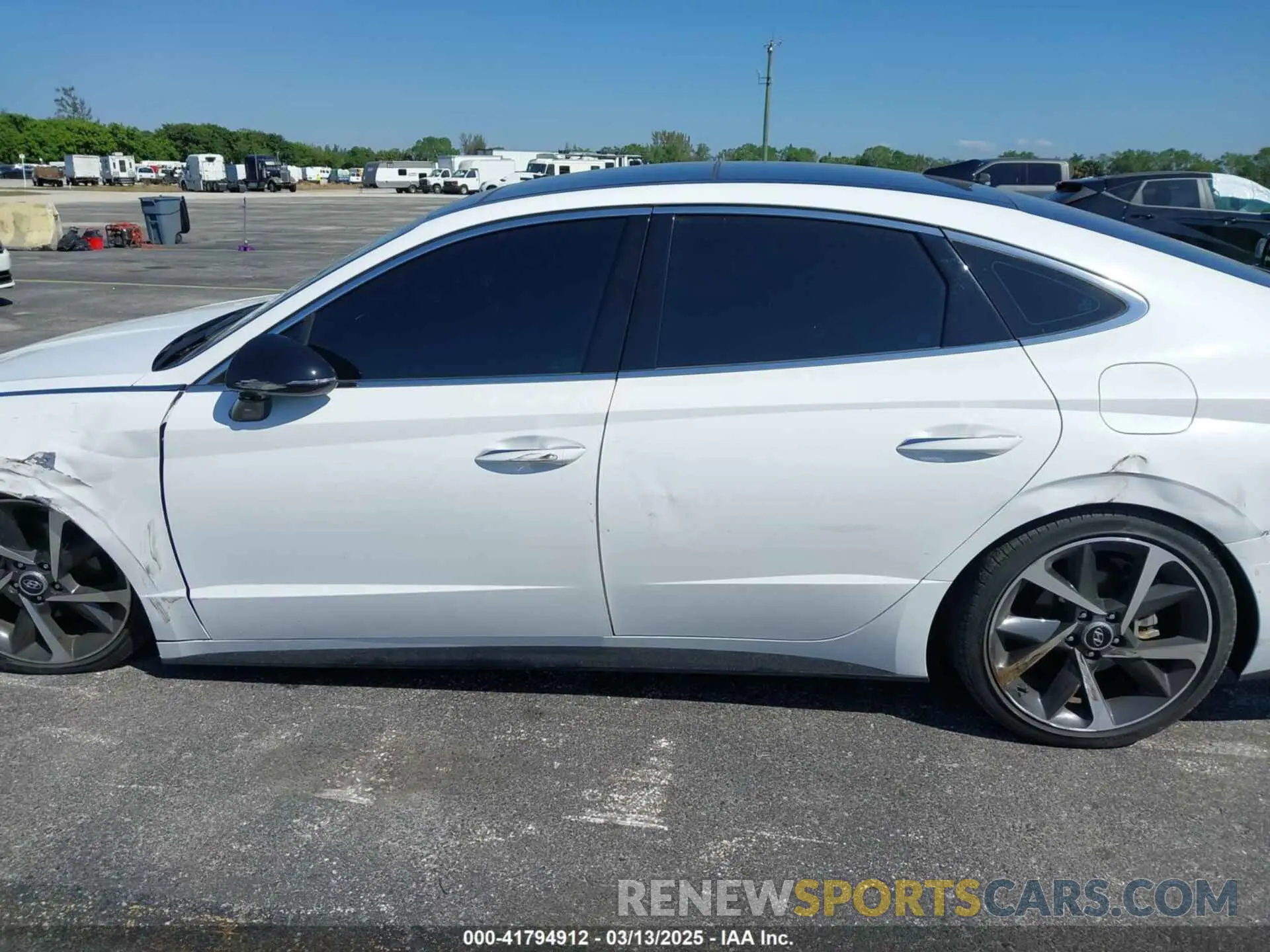 13 Photograph of a damaged car KMHL44J26PA248794 HYUNDAI SONATA 2023