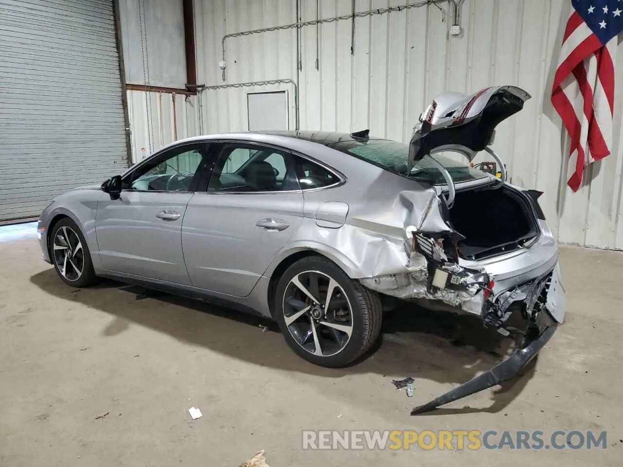 2 Photograph of a damaged car KMHL44J26PA280225 HYUNDAI SONATA 2023