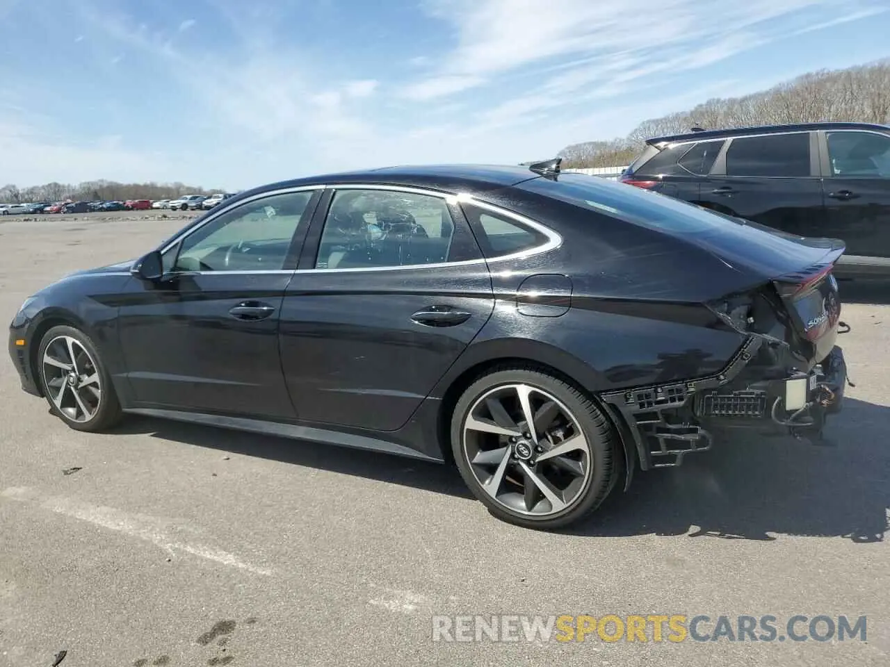 2 Photograph of a damaged car KMHL44J26PA282850 HYUNDAI SONATA 2023