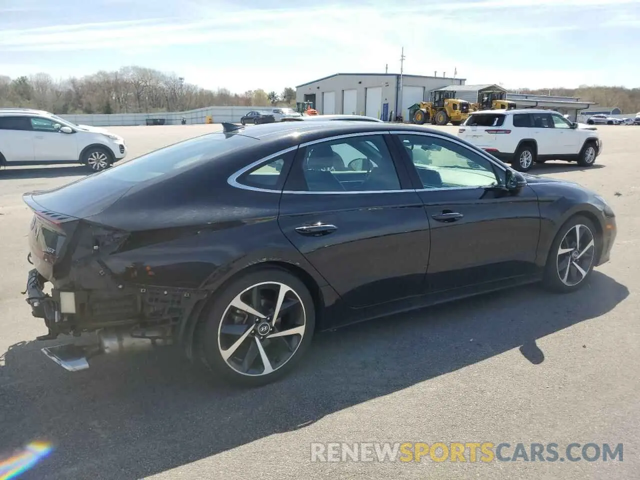 3 Photograph of a damaged car KMHL44J26PA282850 HYUNDAI SONATA 2023