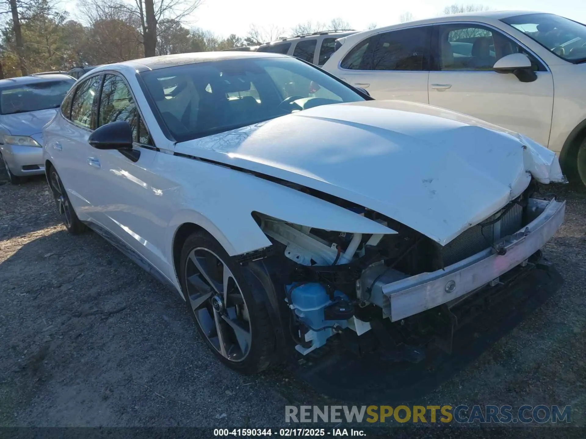 1 Photograph of a damaged car KMHL44J27PA275714 HYUNDAI SONATA 2023