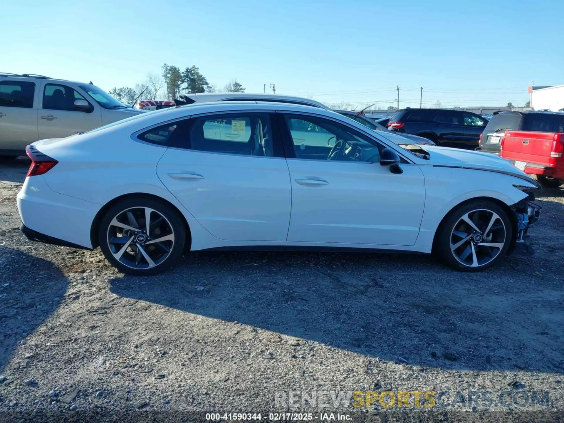13 Photograph of a damaged car KMHL44J27PA275714 HYUNDAI SONATA 2023