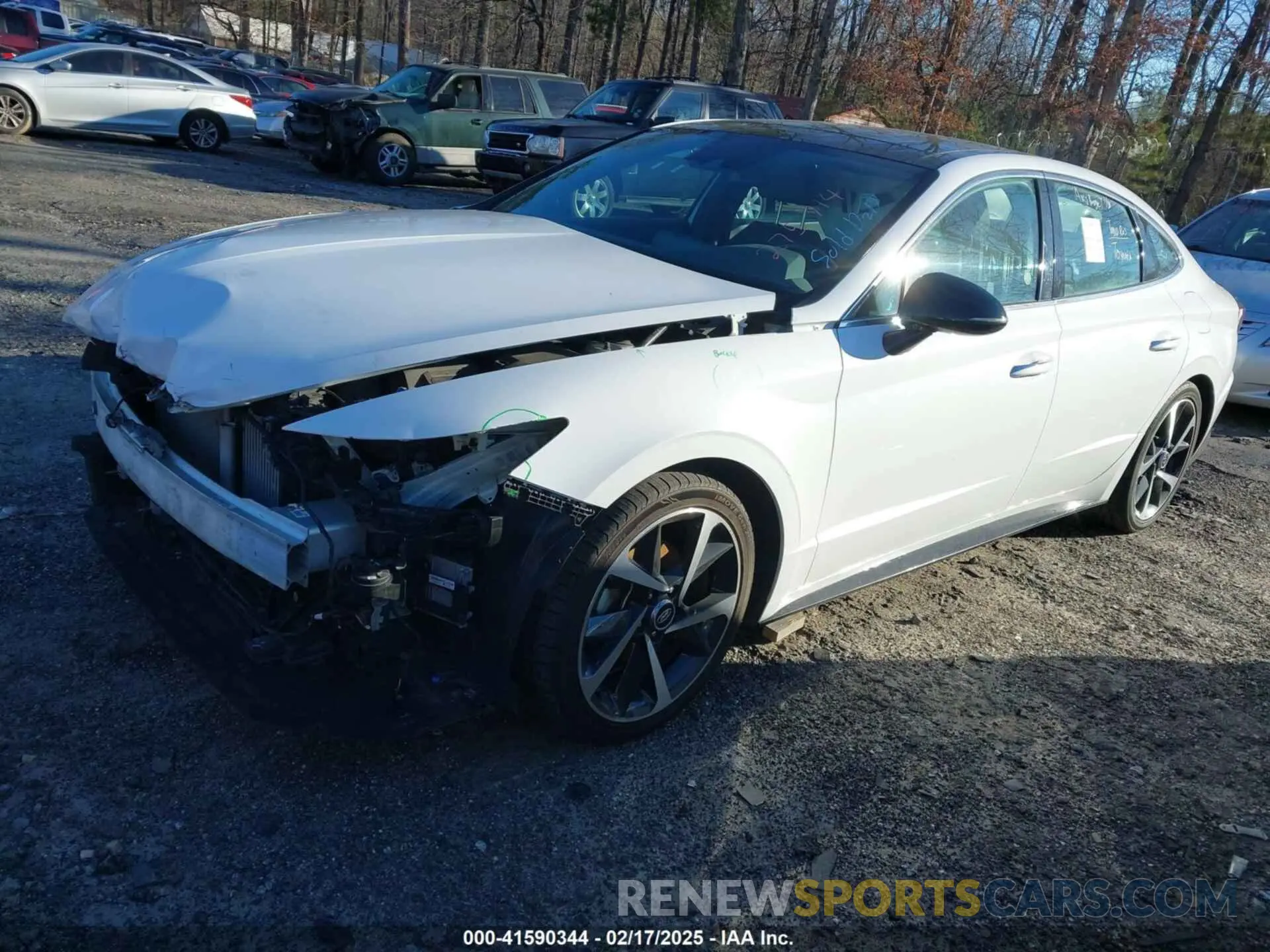 2 Photograph of a damaged car KMHL44J27PA275714 HYUNDAI SONATA 2023
