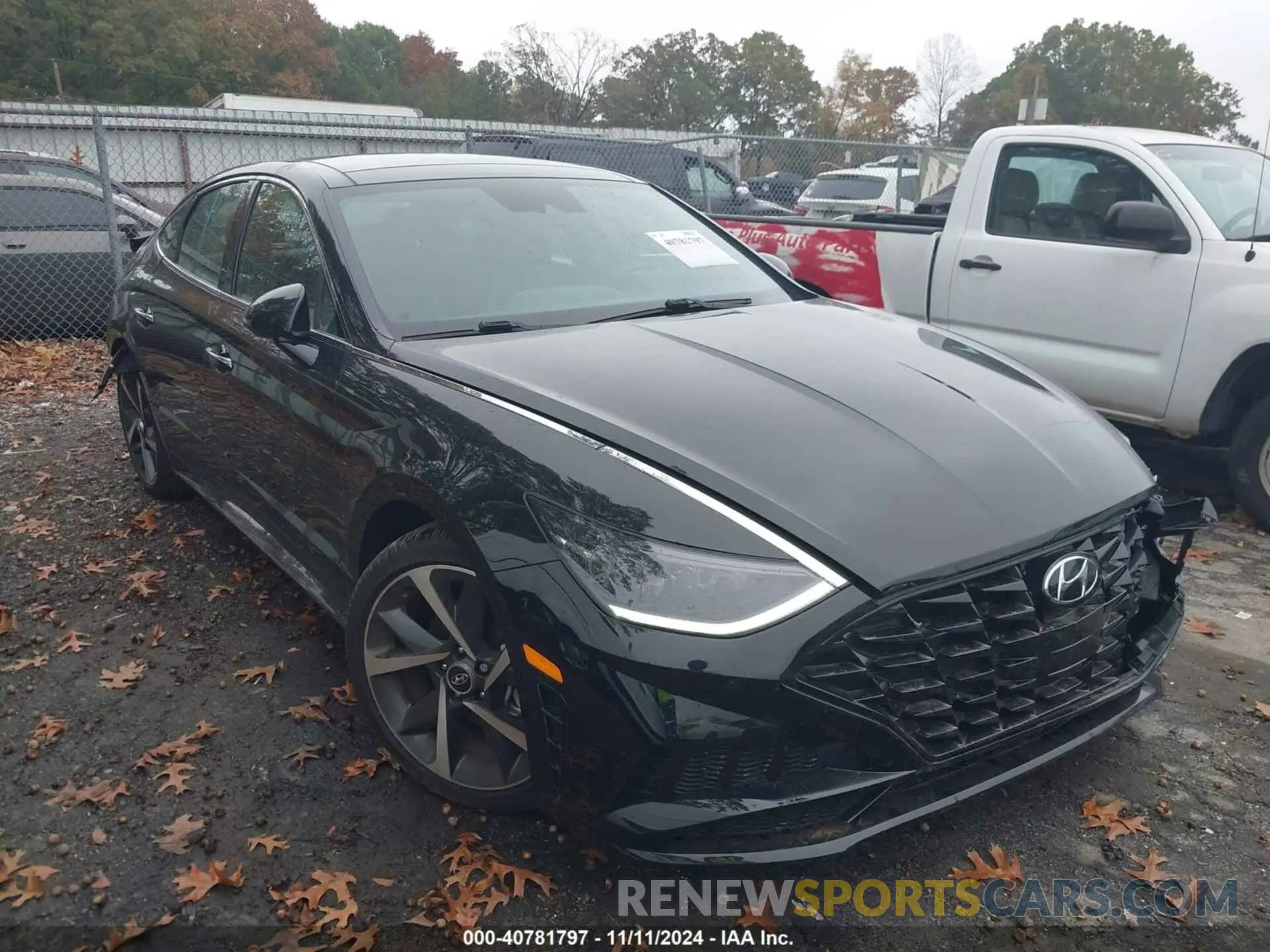 1 Photograph of a damaged car KMHL44J27PA337046 HYUNDAI SONATA 2023
