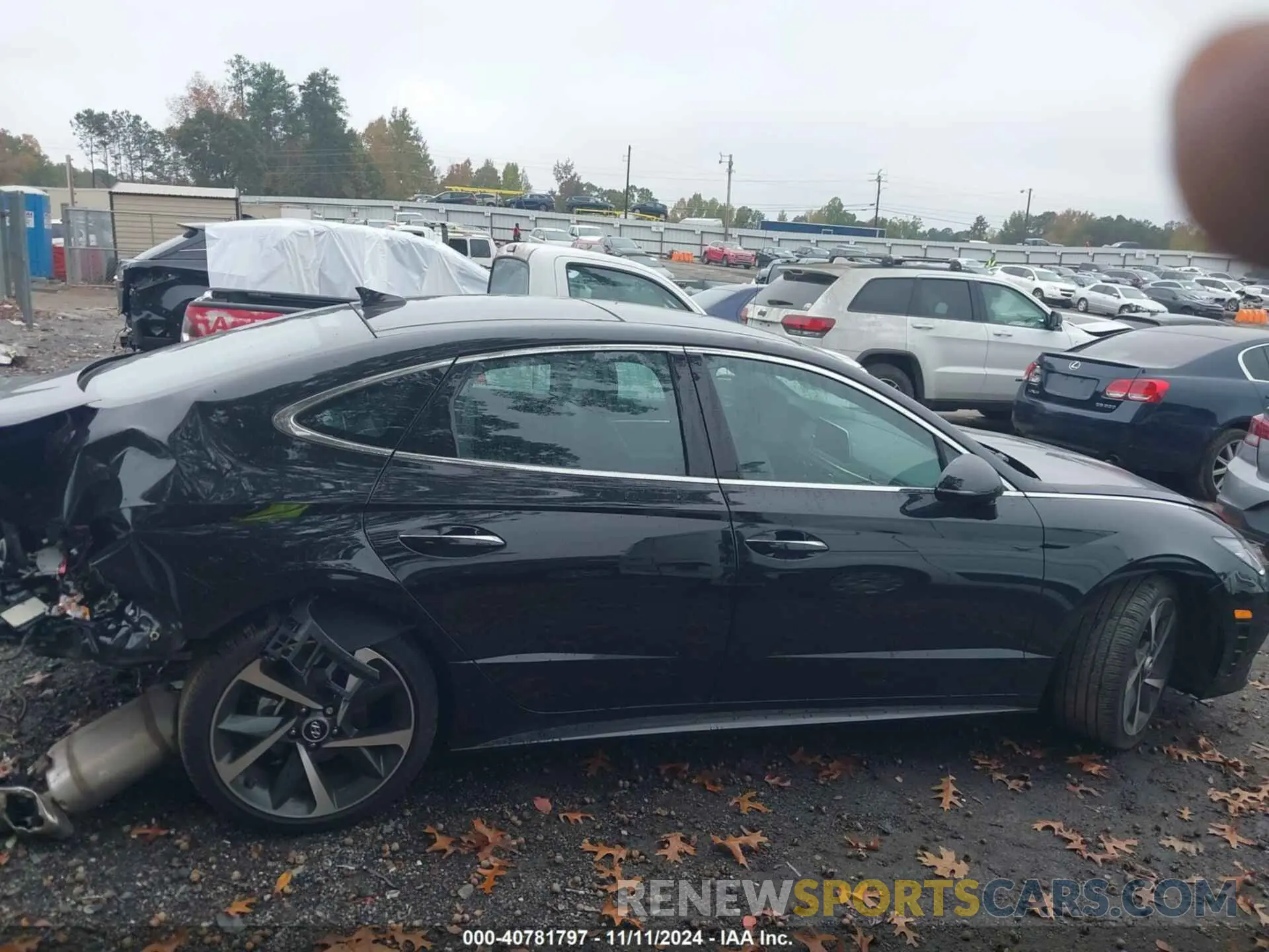 13 Photograph of a damaged car KMHL44J27PA337046 HYUNDAI SONATA 2023