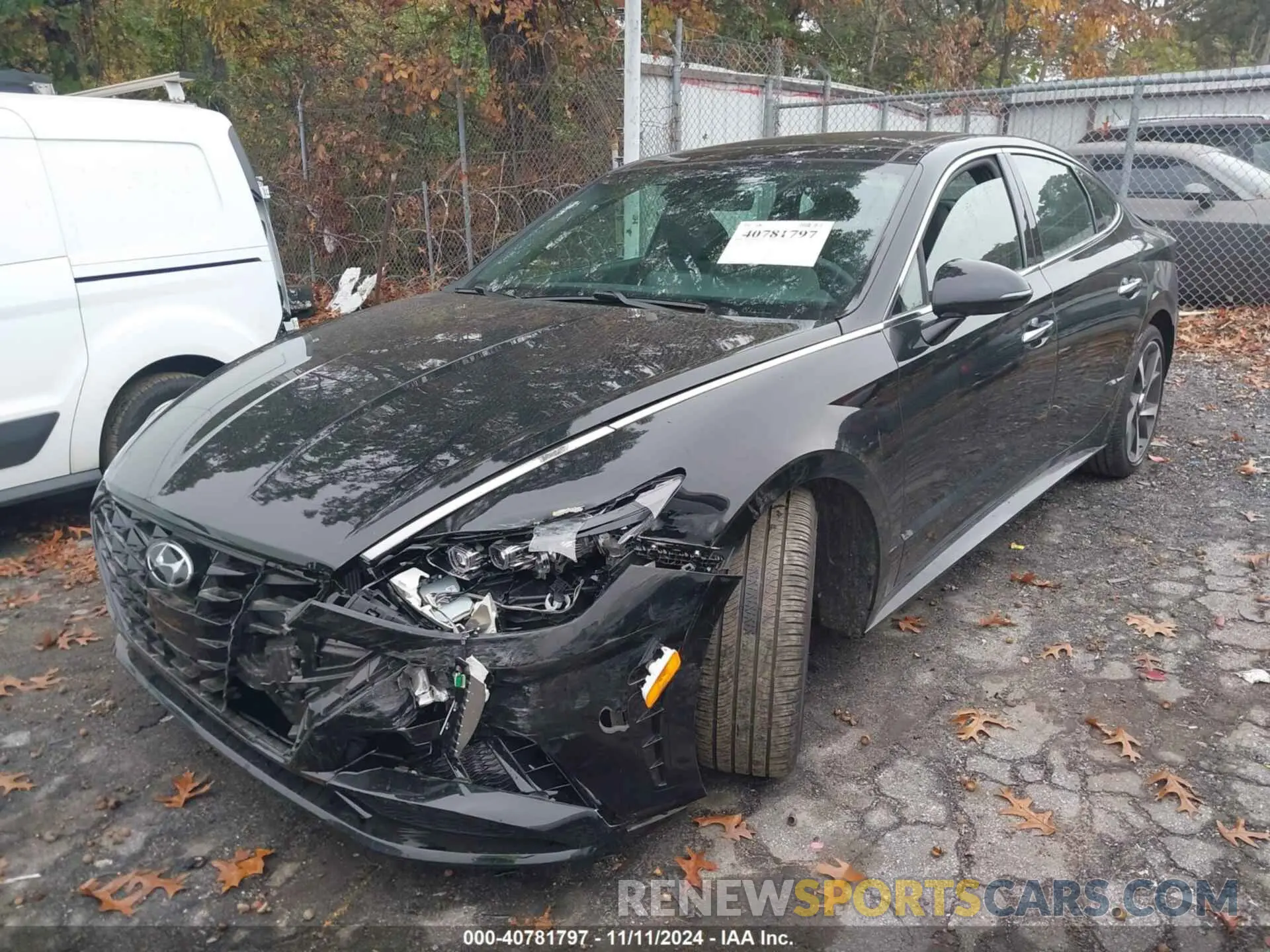 2 Photograph of a damaged car KMHL44J27PA337046 HYUNDAI SONATA 2023