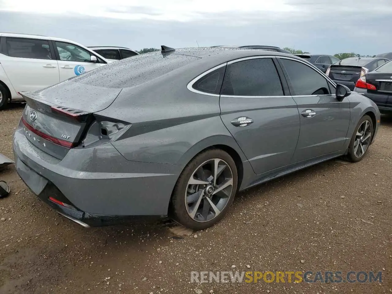 3 Photograph of a damaged car KMHL44J2XPA251133 HYUNDAI SONATA 2023
