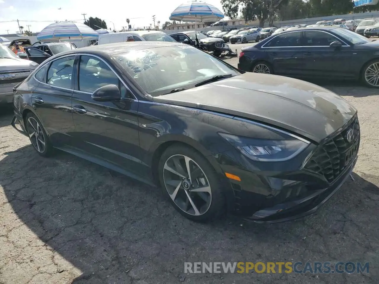 4 Photograph of a damaged car KMHL44J2XPA274413 HYUNDAI SONATA 2023