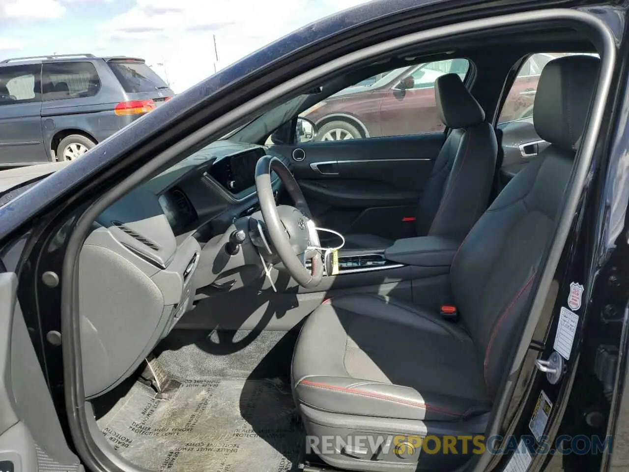 7 Photograph of a damaged car KMHL44J2XPA274413 HYUNDAI SONATA 2023