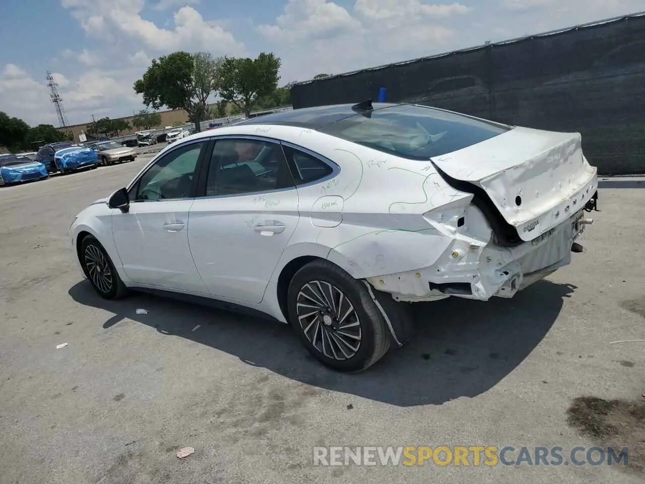 2 Photograph of a damaged car KMHL54JJ1PA064013 HYUNDAI SONATA 2023