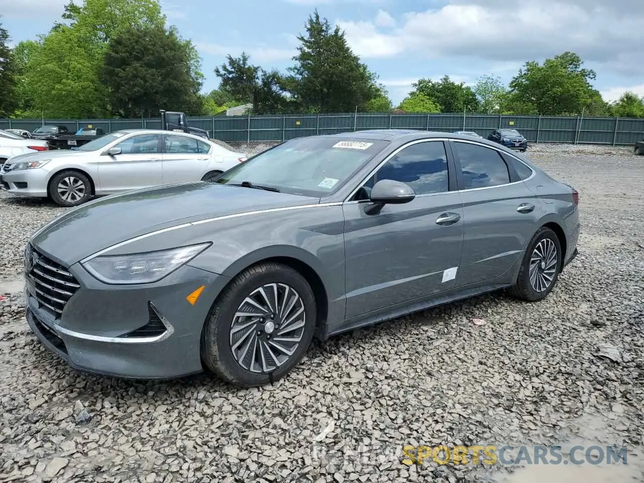 1 Photograph of a damaged car KMHL54JJ4PA055743 HYUNDAI SONATA 2023