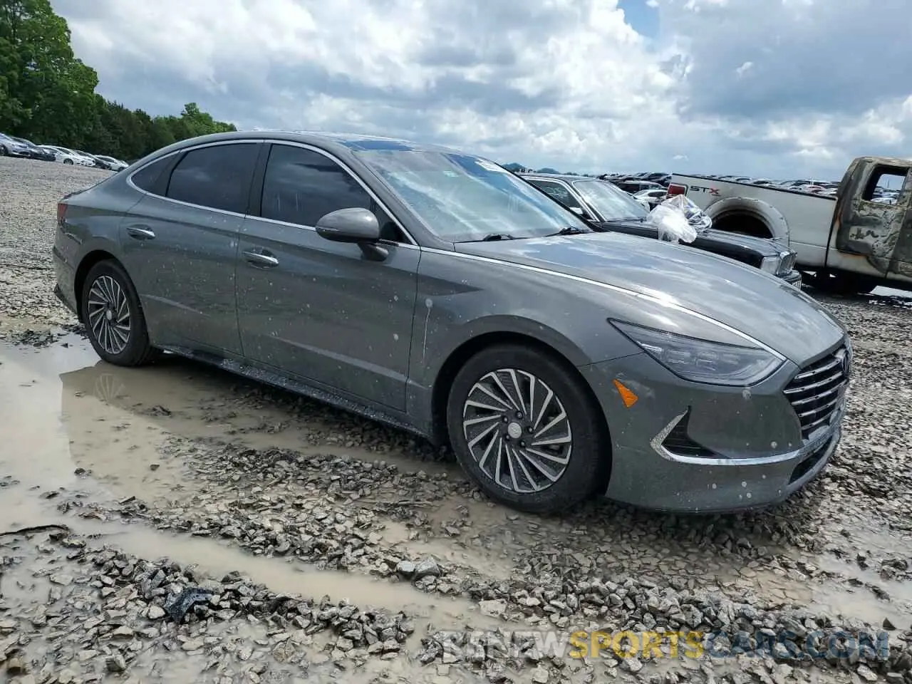 4 Photograph of a damaged car KMHL54JJ4PA055743 HYUNDAI SONATA 2023