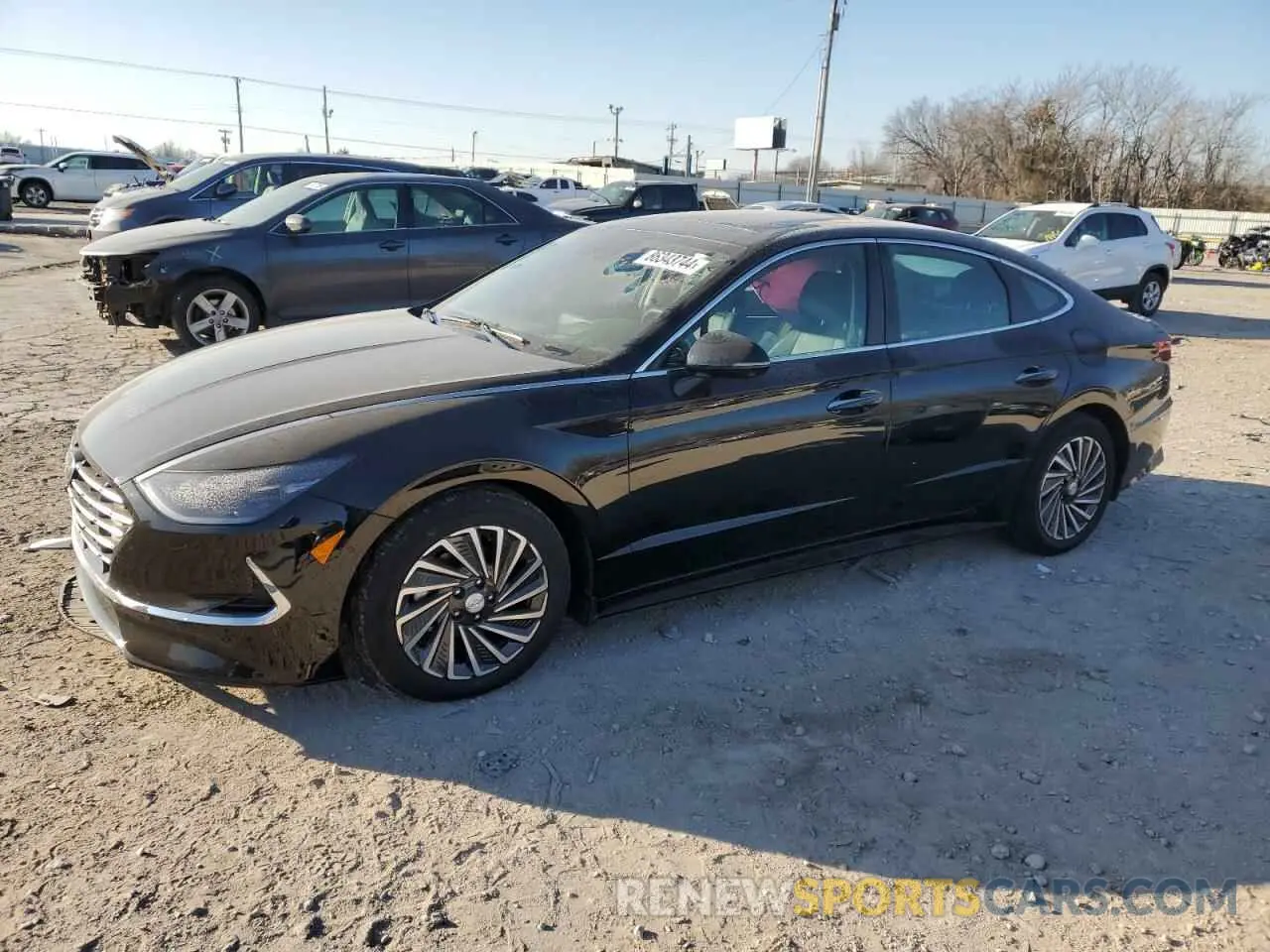 1 Photograph of a damaged car KMHL54JJ4PA080318 HYUNDAI SONATA 2023