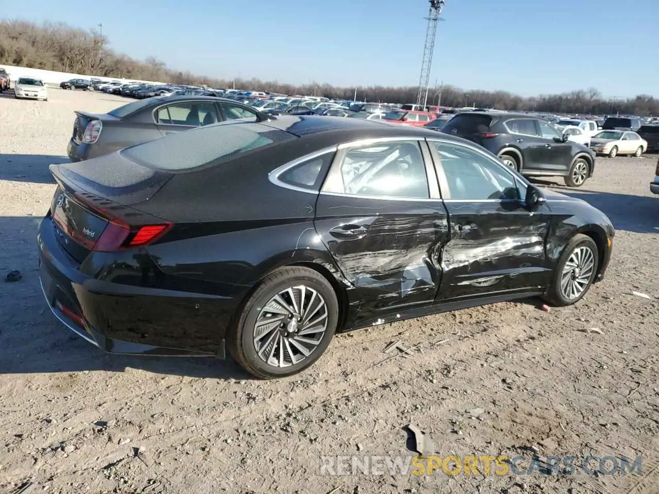 3 Photograph of a damaged car KMHL54JJ4PA080318 HYUNDAI SONATA 2023