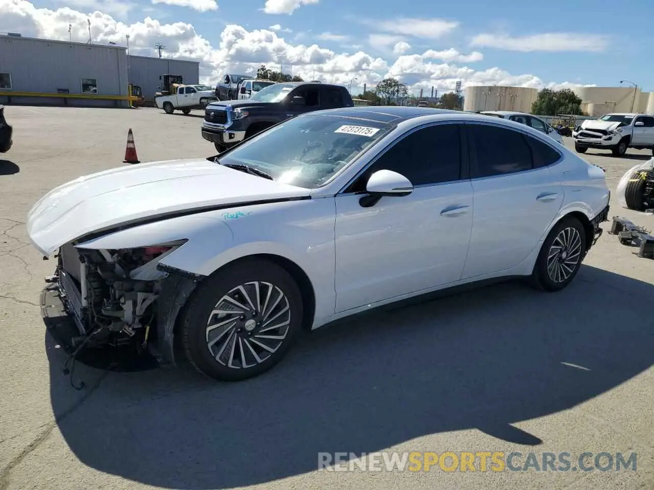1 Photograph of a damaged car KMHL54JJ6PA065318 HYUNDAI SONATA 2023