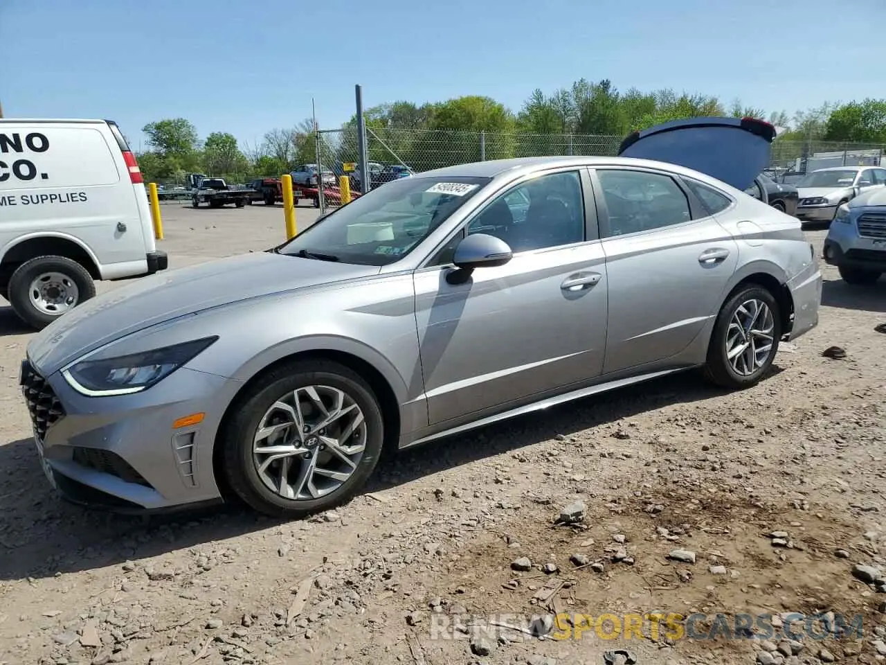 1 Photograph of a damaged car KMHL64JA0PA269996 HYUNDAI SONATA 2023