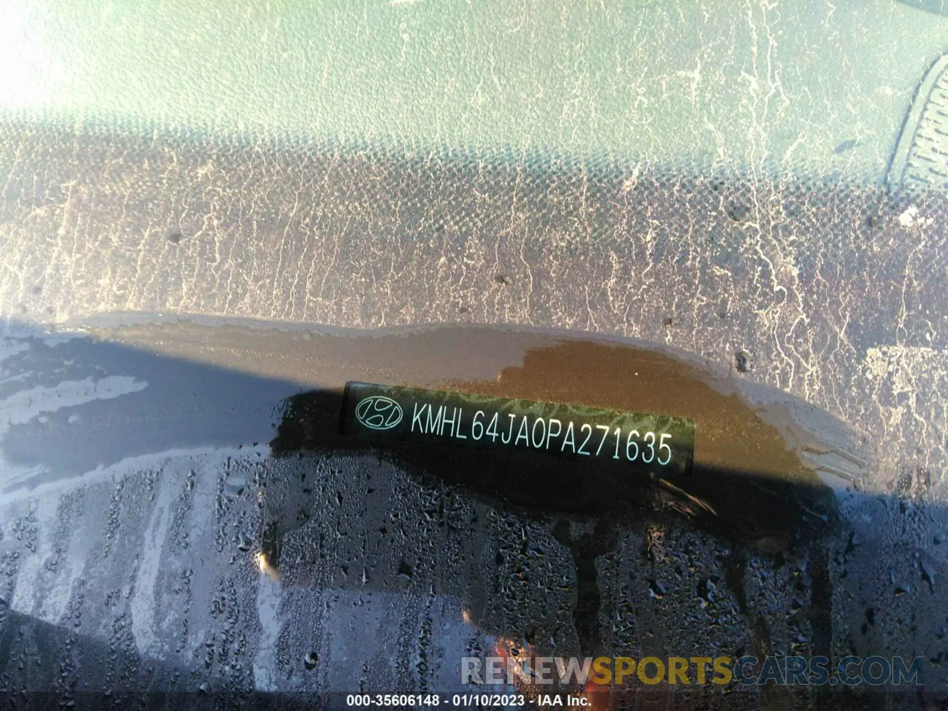 9 Photograph of a damaged car KMHL64JA0PA271635 HYUNDAI SONATA 2023
