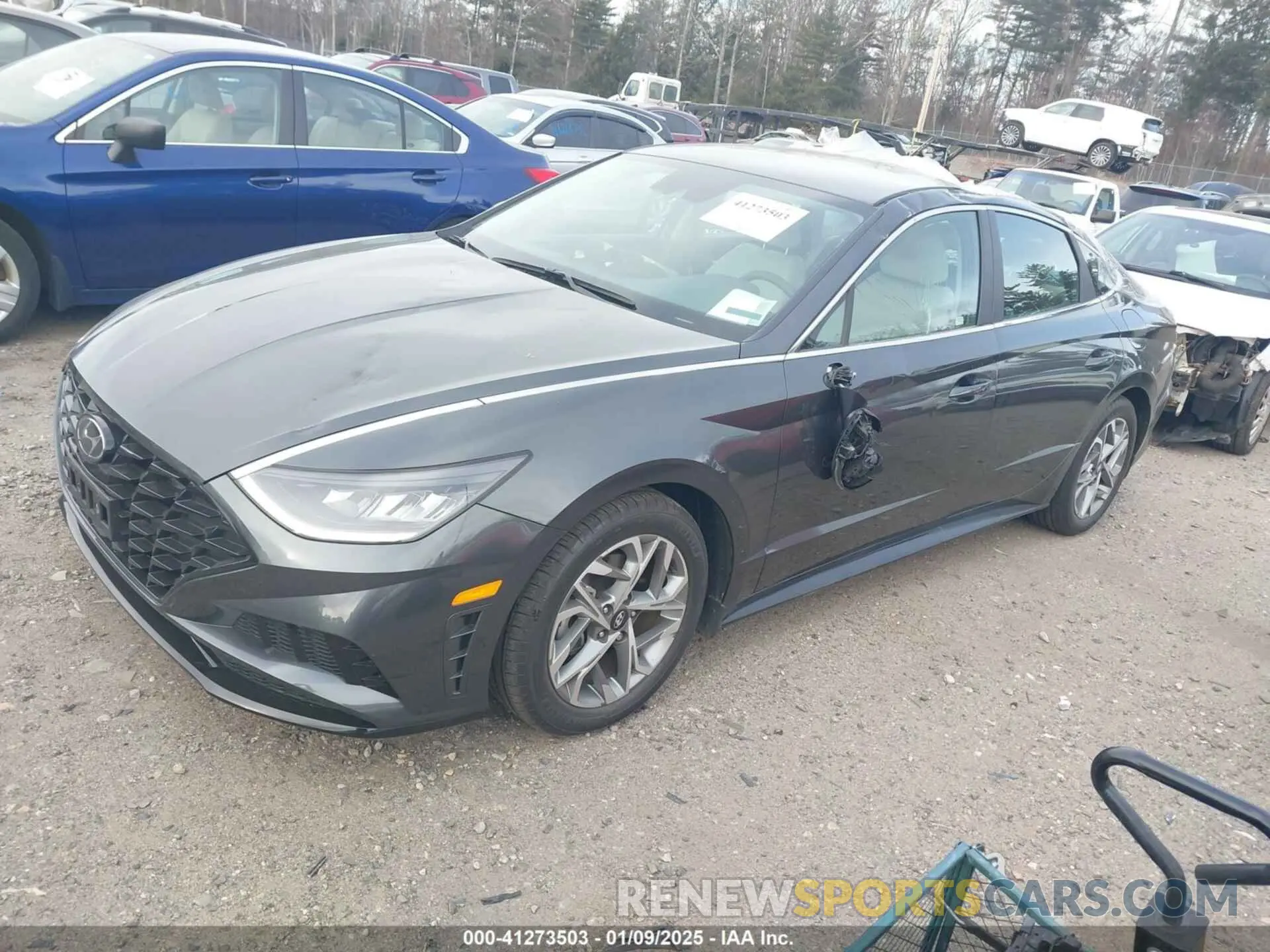 2 Photograph of a damaged car KMHL64JA0PA283283 HYUNDAI SONATA 2023