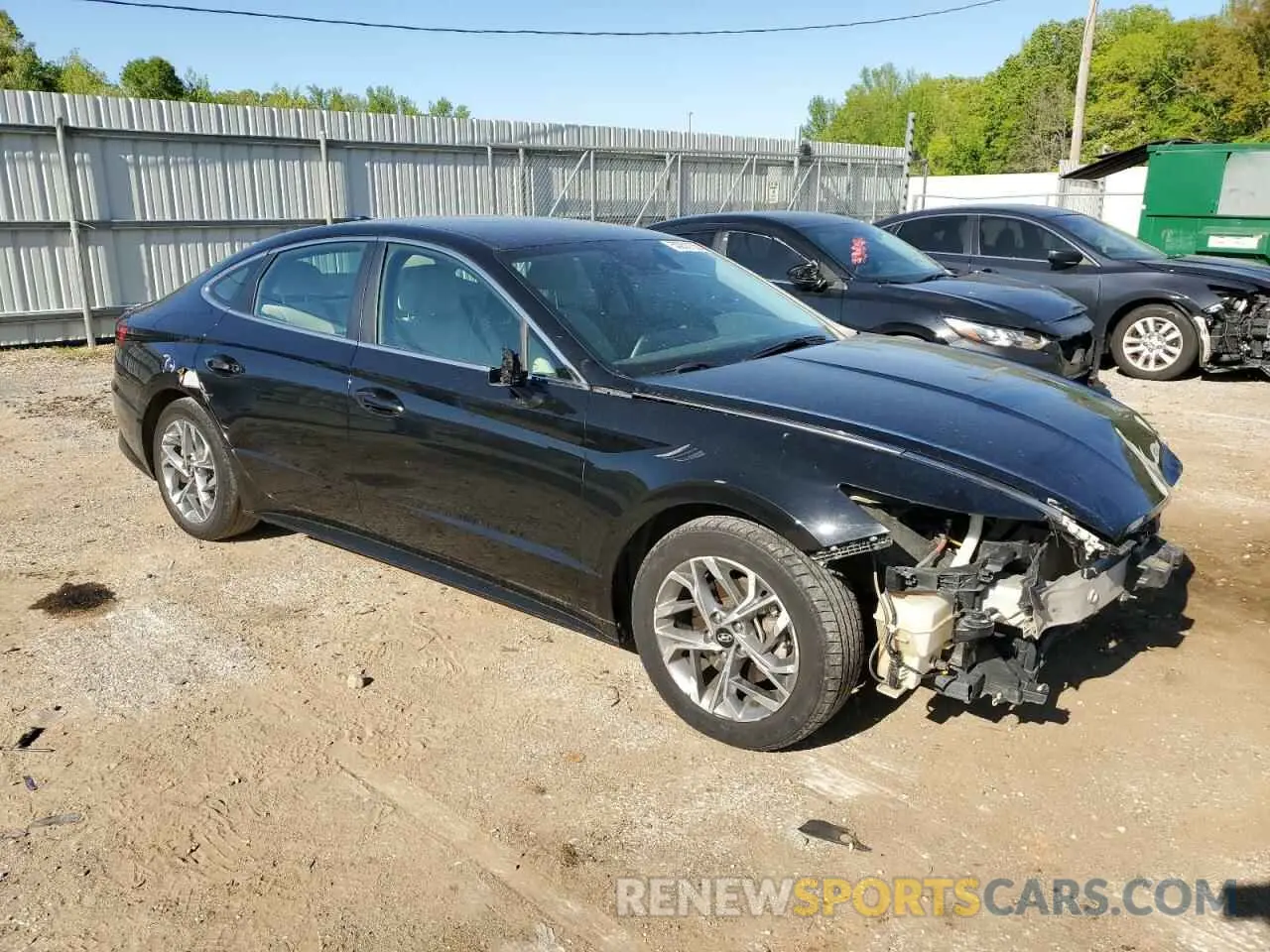 4 Photograph of a damaged car KMHL64JA0PA309980 HYUNDAI SONATA 2023