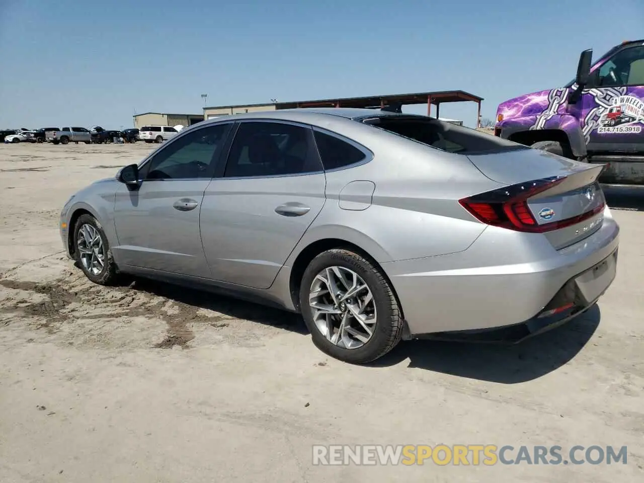 2 Photograph of a damaged car KMHL64JA0PA319473 HYUNDAI SONATA 2023