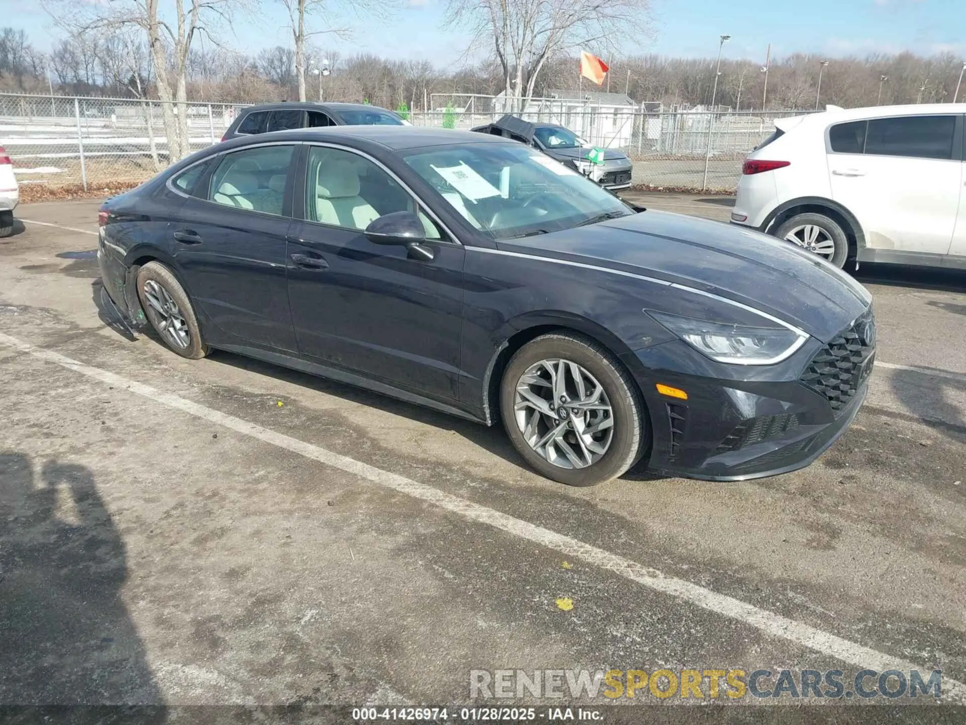 1 Photograph of a damaged car KMHL64JA1PA275970 HYUNDAI SONATA 2023