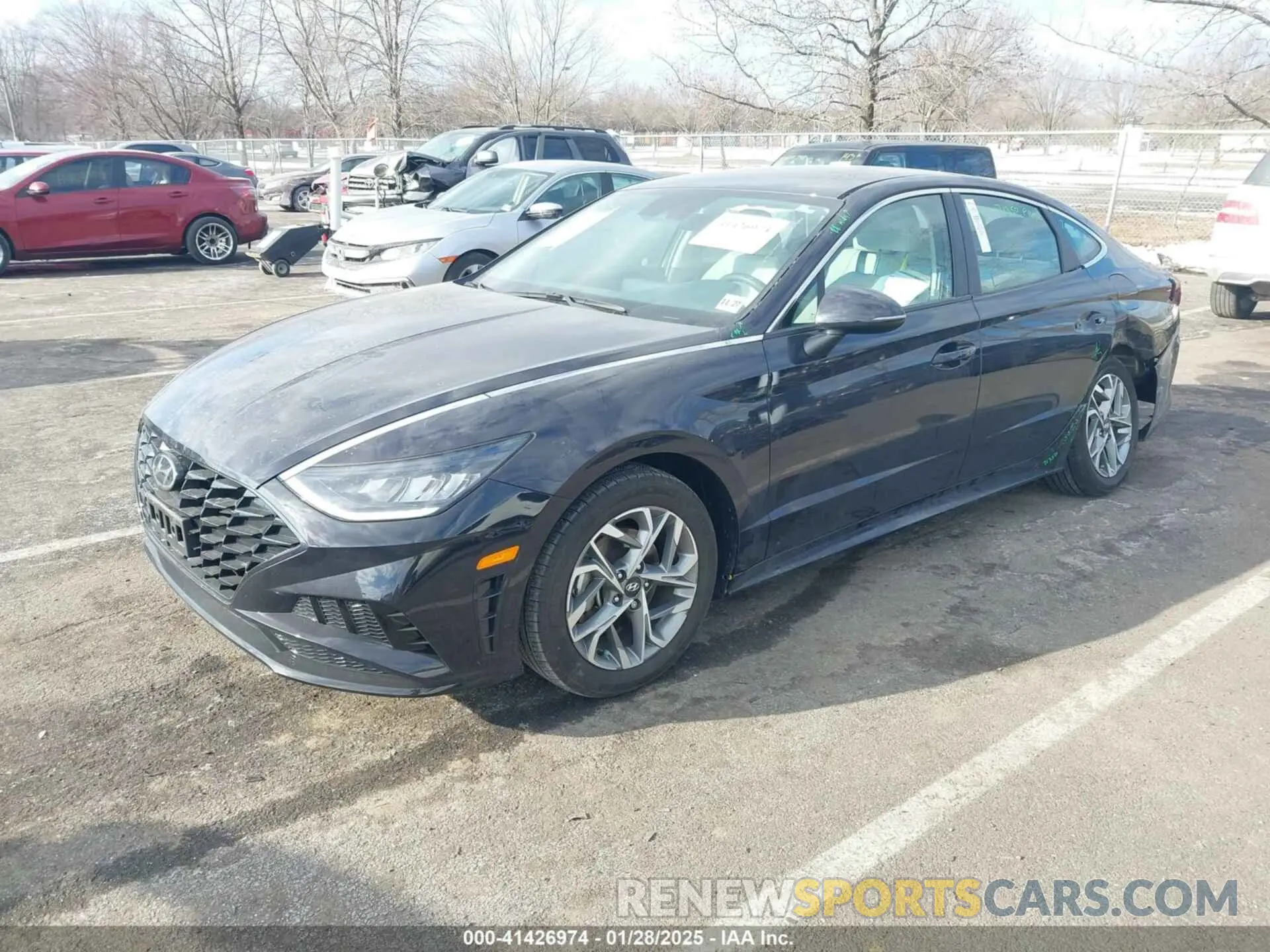 2 Photograph of a damaged car KMHL64JA1PA275970 HYUNDAI SONATA 2023