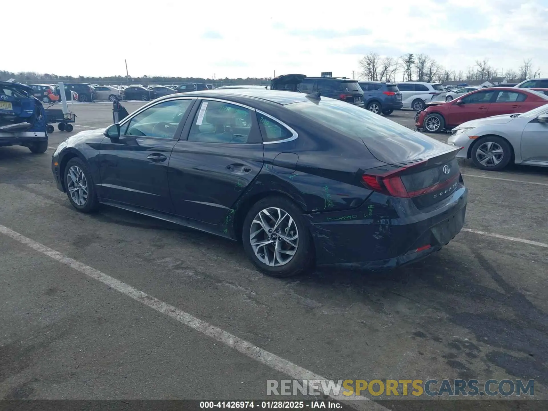 3 Photograph of a damaged car KMHL64JA1PA275970 HYUNDAI SONATA 2023