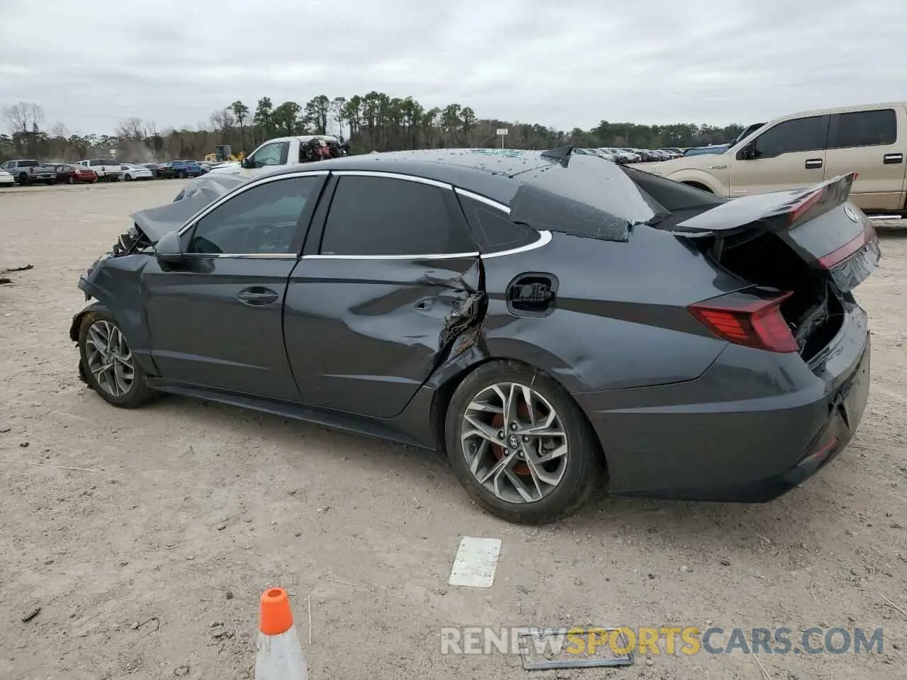 2 Photograph of a damaged car KMHL64JA1PA279873 HYUNDAI SONATA 2023