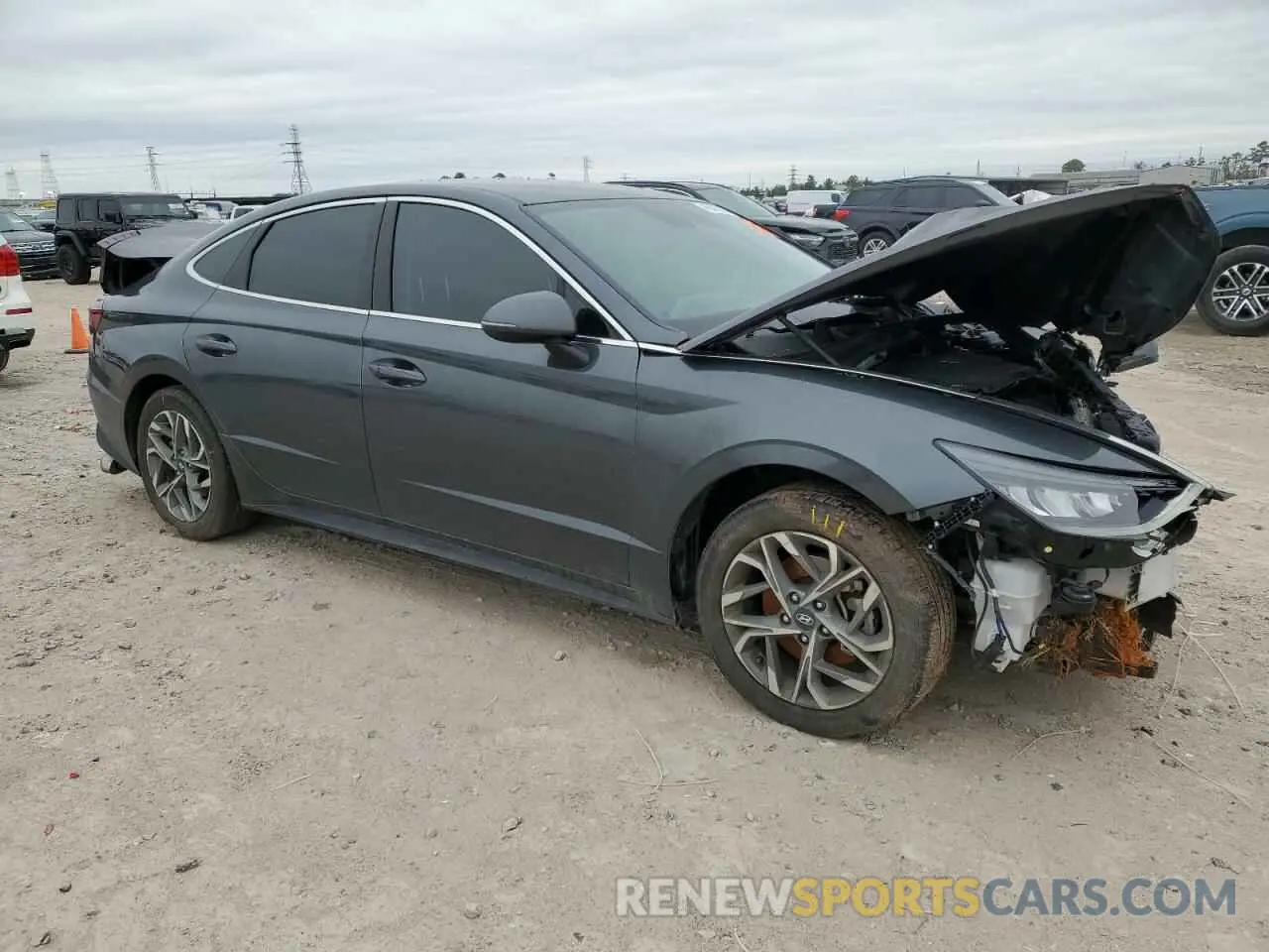 4 Photograph of a damaged car KMHL64JA1PA279873 HYUNDAI SONATA 2023