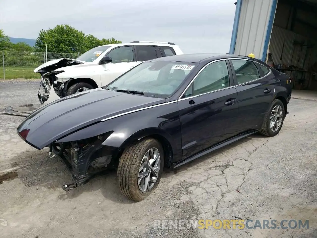 1 Photograph of a damaged car KMHL64JA1PA283227 HYUNDAI SONATA 2023