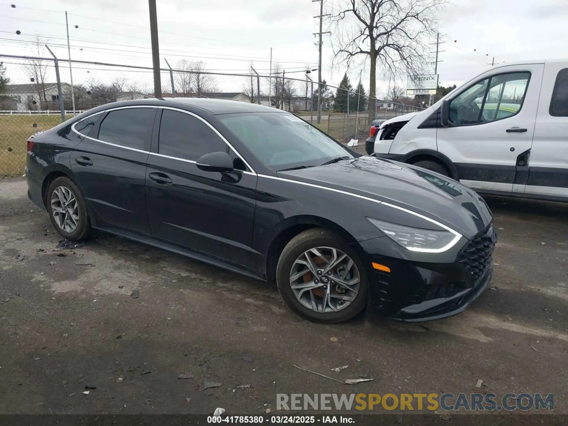 1 Photograph of a damaged car KMHL64JA1PA310104 HYUNDAI SONATA 2023