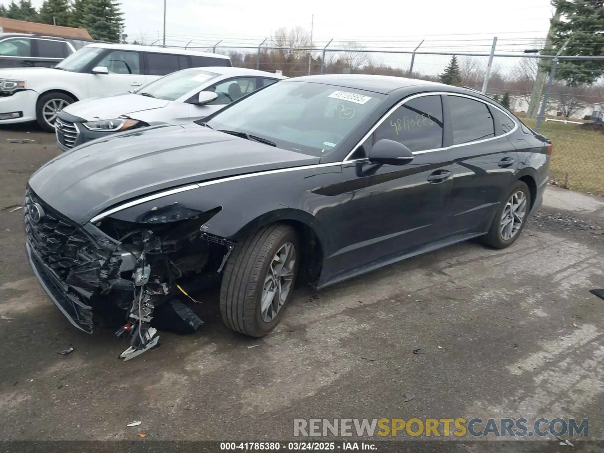 2 Photograph of a damaged car KMHL64JA1PA310104 HYUNDAI SONATA 2023