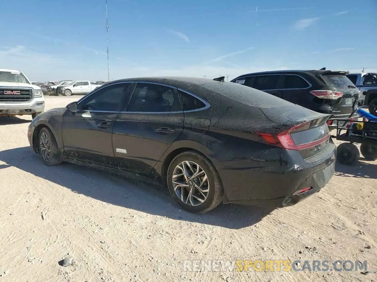 2 Photograph of a damaged car KMHL64JA1PA325167 HYUNDAI SONATA 2023