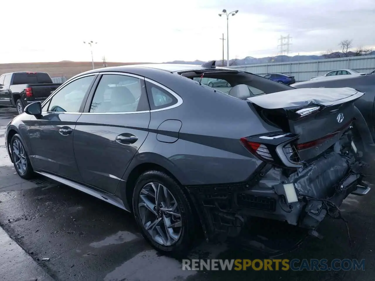 2 Photograph of a damaged car KMHL64JA2PA260538 HYUNDAI SONATA 2023