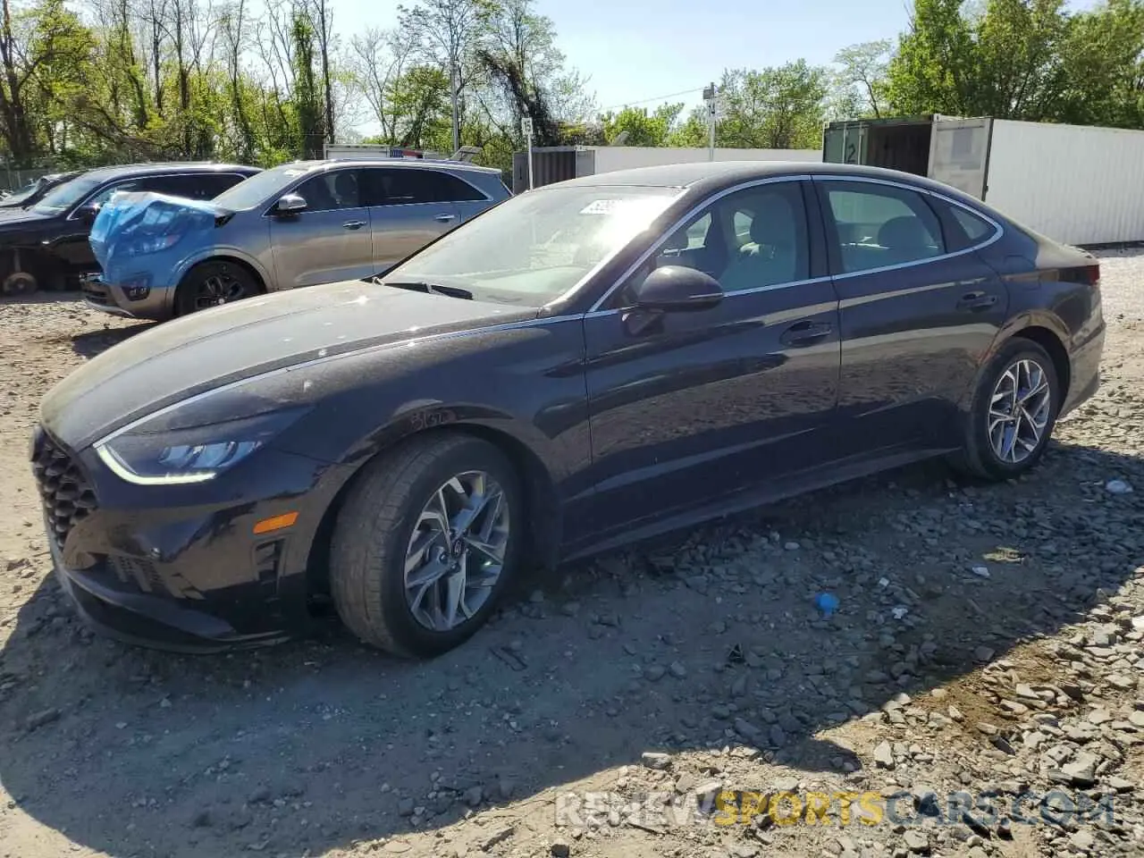 1 Photograph of a damaged car KMHL64JA2PA277436 HYUNDAI SONATA 2023