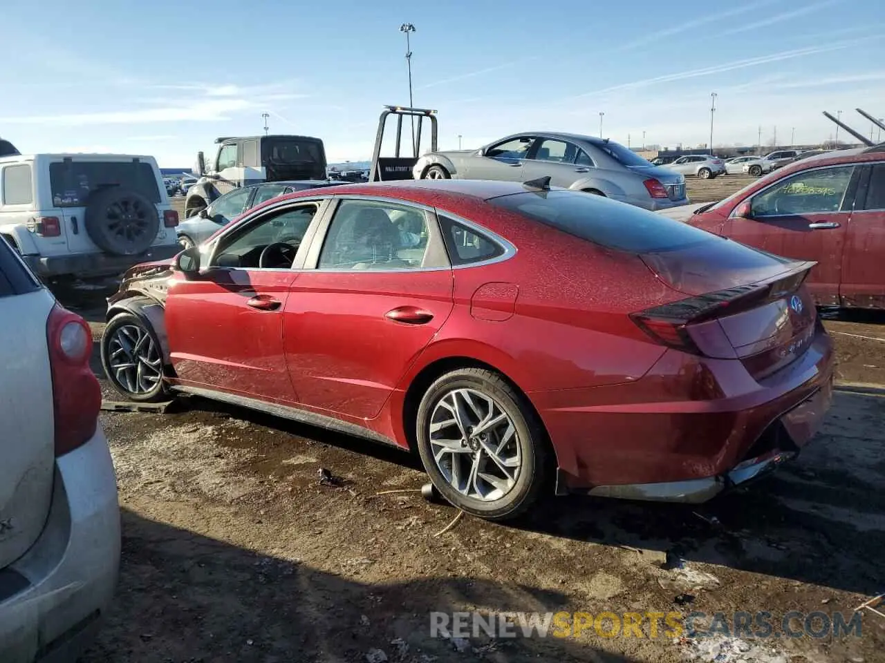 2 Photograph of a damaged car KMHL64JA2PA292499 HYUNDAI SONATA 2023