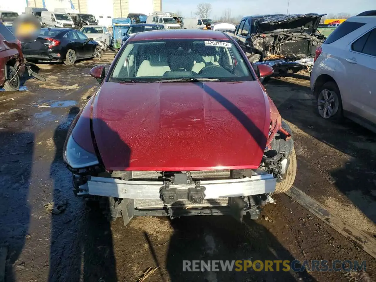 5 Photograph of a damaged car KMHL64JA2PA292499 HYUNDAI SONATA 2023