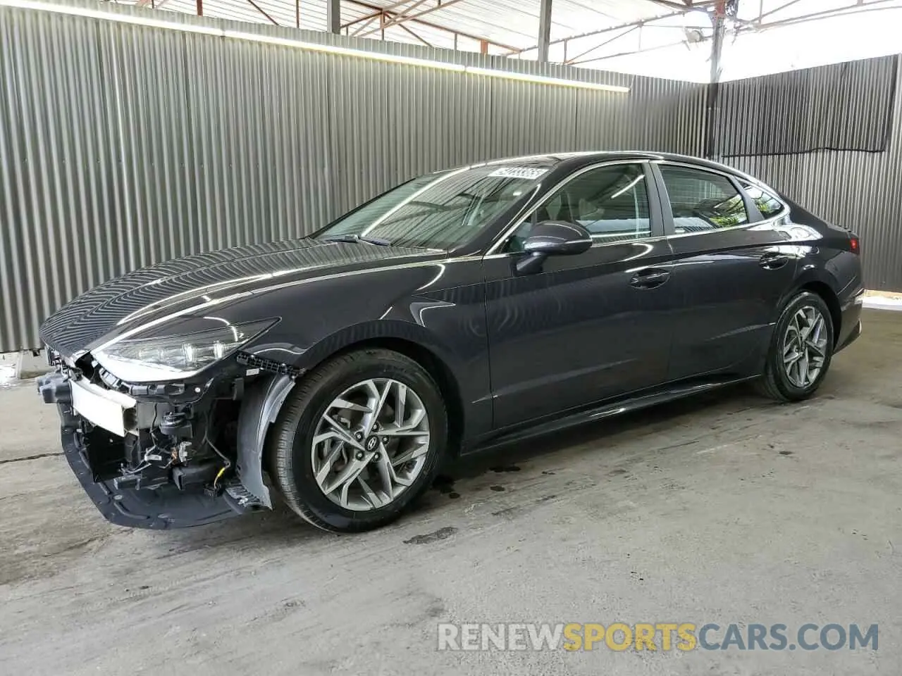 1 Photograph of a damaged car KMHL64JA2PA306725 HYUNDAI SONATA 2023