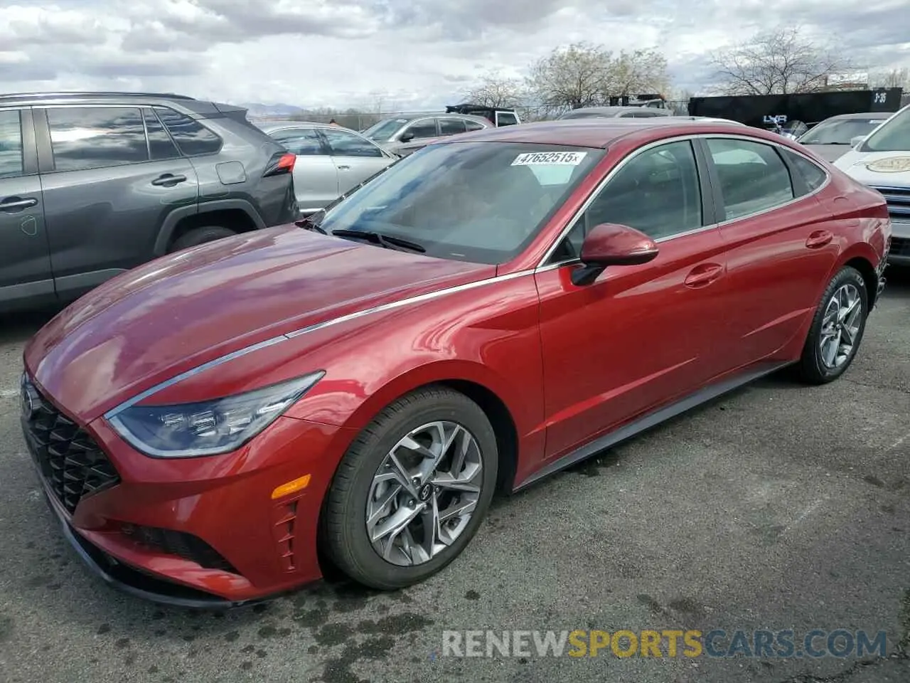 1 Photograph of a damaged car KMHL64JA2PA309219 HYUNDAI SONATA 2023