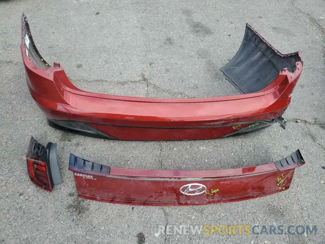 12 Photograph of a damaged car KMHL64JA2PA309219 HYUNDAI SONATA 2023