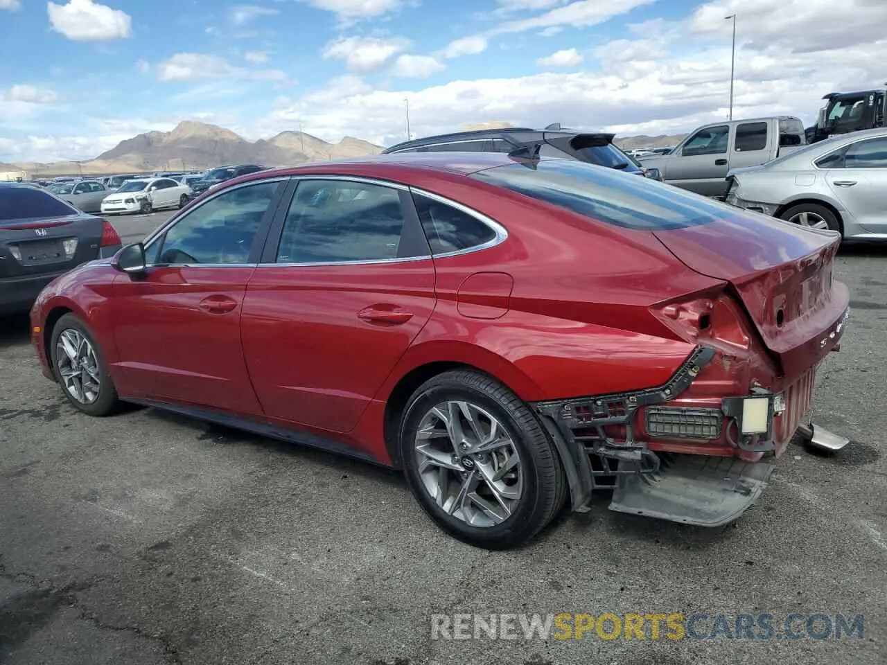 2 Photograph of a damaged car KMHL64JA2PA309219 HYUNDAI SONATA 2023