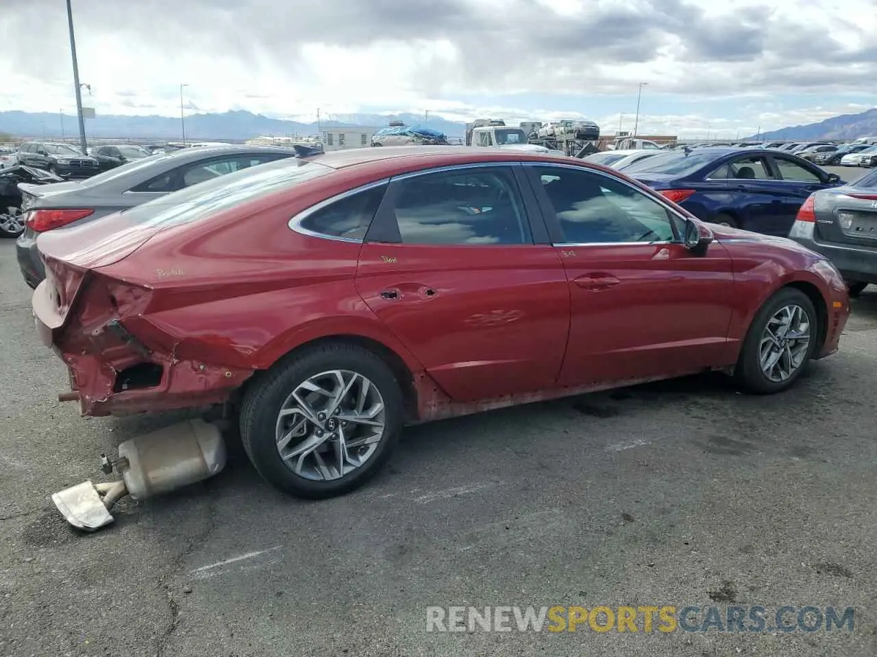 3 Photograph of a damaged car KMHL64JA2PA309219 HYUNDAI SONATA 2023