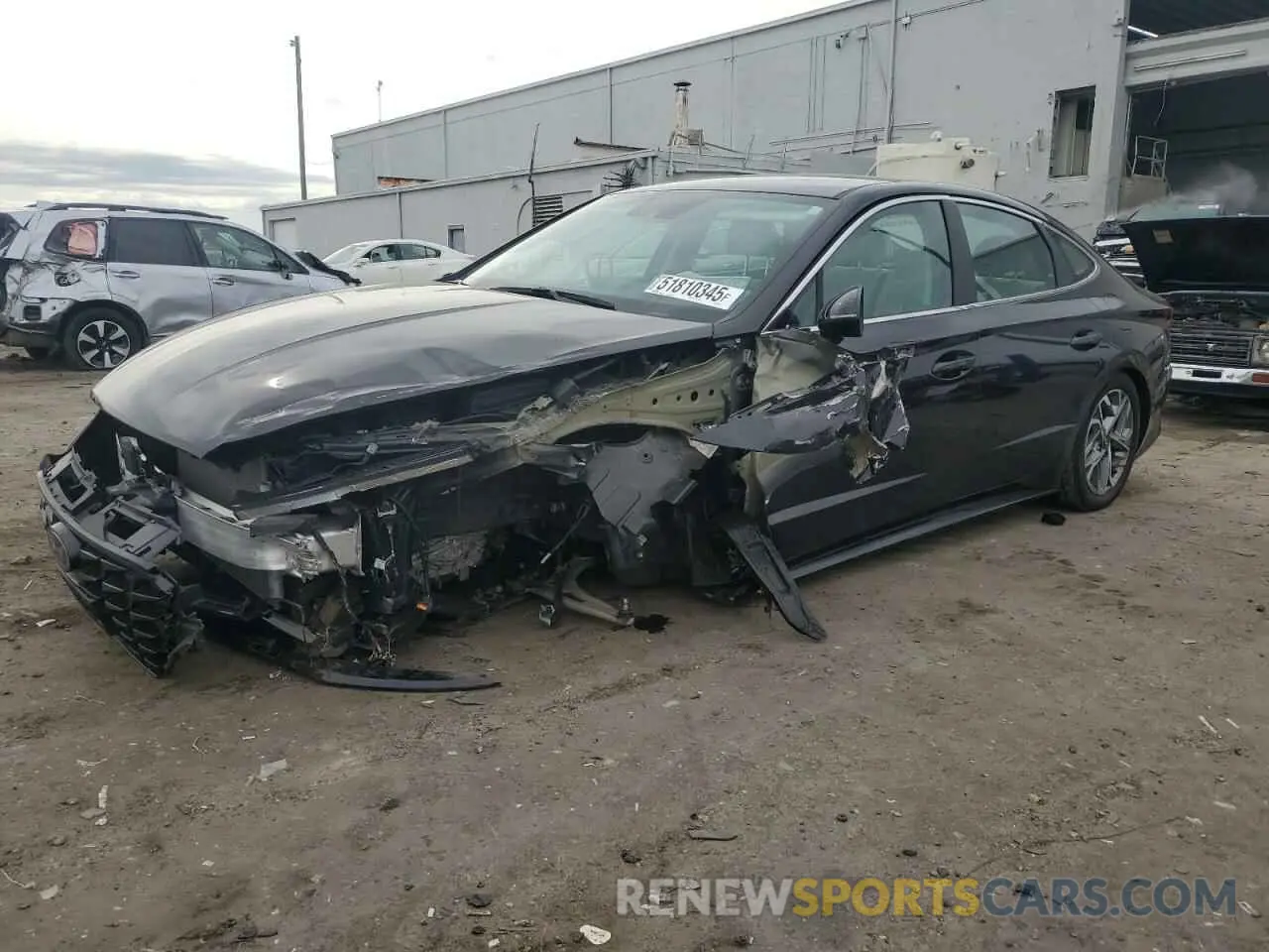 1 Photograph of a damaged car KMHL64JA2PA323217 HYUNDAI SONATA 2023