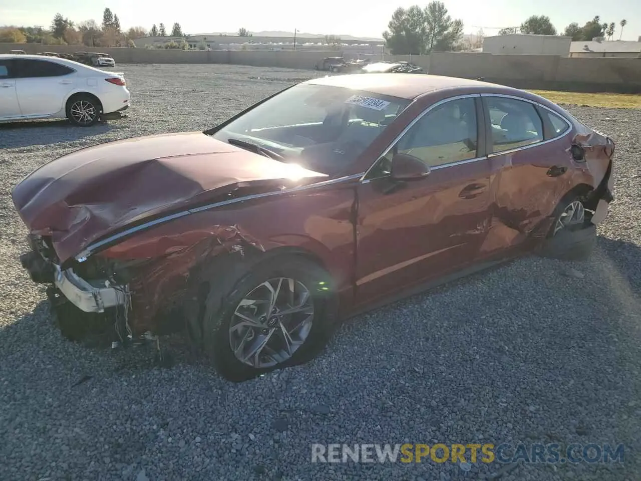 1 Photograph of a damaged car KMHL64JA2PA329258 HYUNDAI SONATA 2023