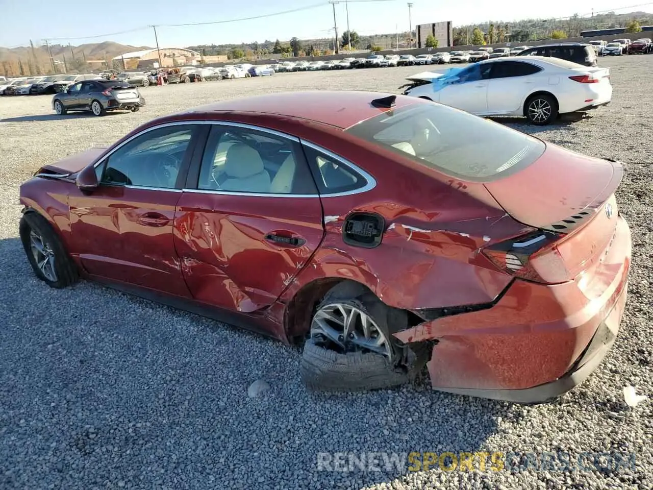 2 Photograph of a damaged car KMHL64JA2PA329258 HYUNDAI SONATA 2023