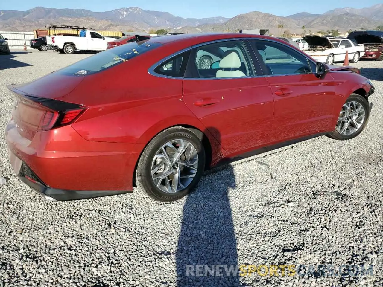 3 Photograph of a damaged car KMHL64JA2PA329258 HYUNDAI SONATA 2023